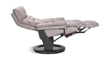 Oscar Swivel Recliner - Grey