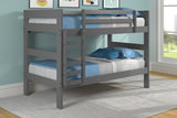 Zaven Twin/Twin Bunk Bed - Gray thumbnail 2