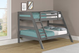 Zaven Twin/Full Bunk Bed - Gray thumbnail 2