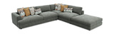 Montecito 4 Piece Sectional - Sundar Charcoal Left Arm Sofa thumbnail 2