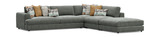 Montecito 4 Piece Sectional - Sundar Charcoal Left Arm Sofa thumbnail 1