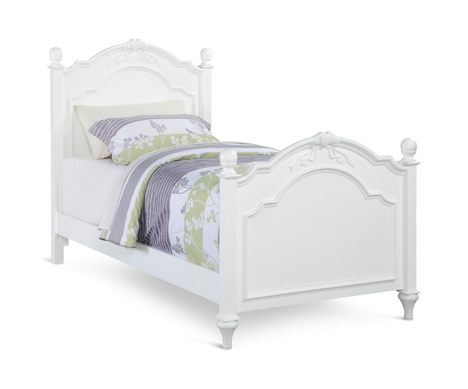 Chantilly Post Bed White