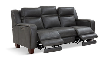 Hershal Leather Power Reclining Sofa