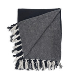 Large Plaid Fringe Throw thumbnail 1