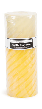Vanilla Cinnamon Pillar Candle - 3″ X 8″