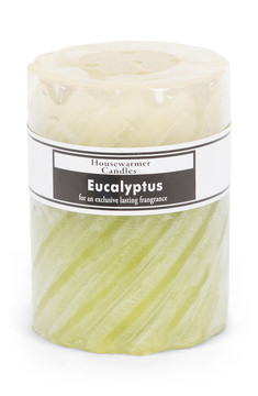 Eucalyptus Pillar Candle - 3″ X 4″