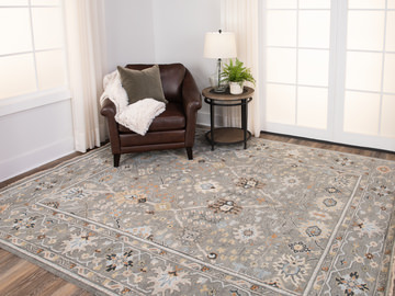 Rajasthan Santas/Gray Area Rug - 8′0″ x 10′0″ 