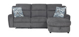 Maya Power Reclining Sectional with Right Chaise - Graphite thumbnail 1