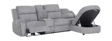 Maya 4 Piece Power Reclining Sectional with Right Chaise- 