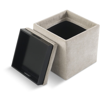 Owen Tray Ottoman - Beige