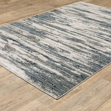 Caravan Beige/Blue Area Rug - 7′10″ X 10′10″