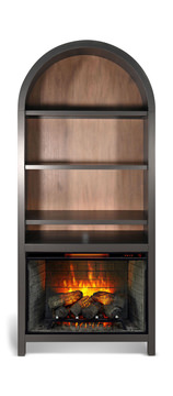Chill Arch Electric Fireplace Mantel Bookcase