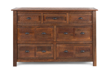Barnwood 7 Drawer Dresser