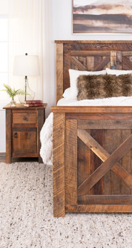 Barnwood Barndoor Bedroom Suite - Queen