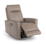 Apollo Leather Power Recliner - Greige thumbnail 3