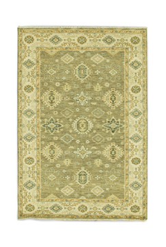 Hand Knotted Area Rug - 6′1″ X 8′10″