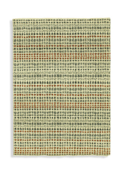 Hand Knotted Area Rug - 5′0″ X 7′0″
