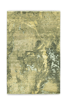 Hand Knotted Area Rug - 6′0″ X 9′1″
