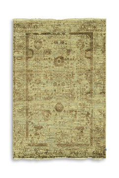 Hand Knotted Area Rug - 6′0″ X 8′11″