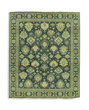 Hand Knotted Area Rug - 8′0″ X 9′11″
