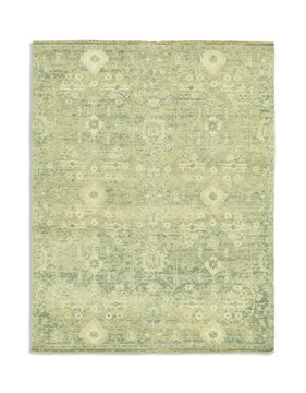 Hand Knotted Area Rug - 7′8″ X 9′8″