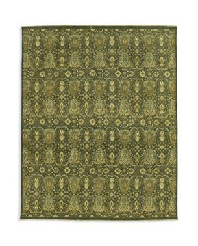 Hand Knotted Area Rug - 7′11″ X 9′10″