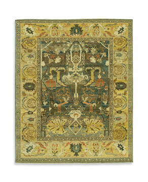 Hand Knotted Area Rug - 8′1″ X 10′0″