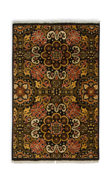 Handknotted 1′11″ x 3′0″