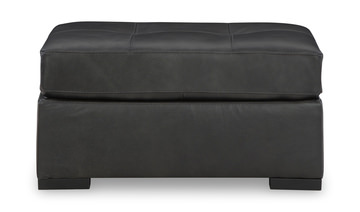 Flynn Leather Ottoman