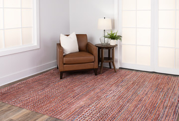 Kolkata Red Area Rug - 2′6″ X 4′0″