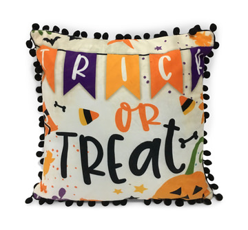 18″ Pillow - Halloween Sayings