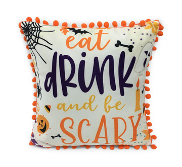 18″ Pillow - Halloween Sayings