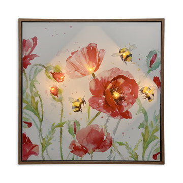 Framed Canvas Art - Welcome to the Lake