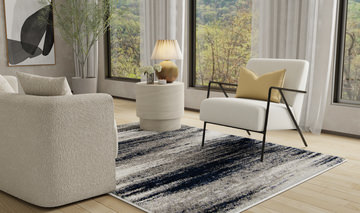 Cottontail Navy Area Rug - 6′7″ X 9′6″