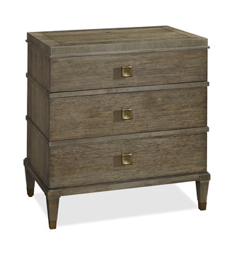 image Playlist Three Drawer Nightstand