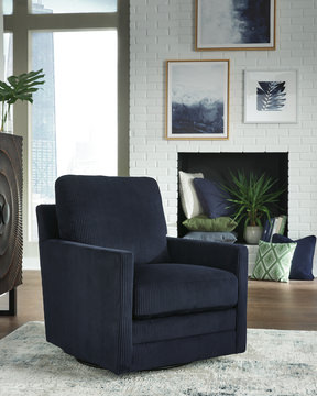 Destiny Swivel Chair - Navy
