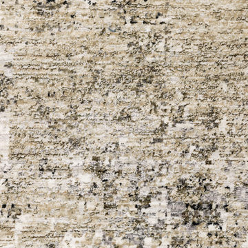 Nebulous Beige/Gray Area Rug - 9′10″ X 12′10″