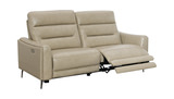 Rosita Power Reclining Sofa - Stone thumbnail 3