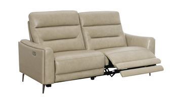 Rosita Power Reclining Sofa - Stone