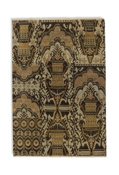image Hand Knotted Area Rug - 5′11″ X 8′7″