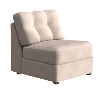 image ModularOne Armless Chair - Stone