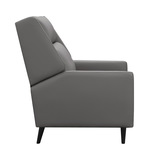 Winston Push Back Recliner - Charcoal thumbnail 4