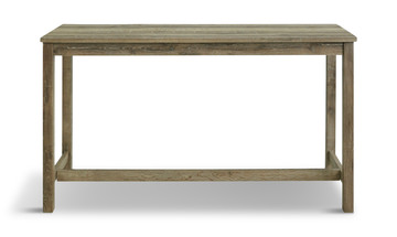 Rodman Sofa Bar Table With 3 Stools - Light Grey