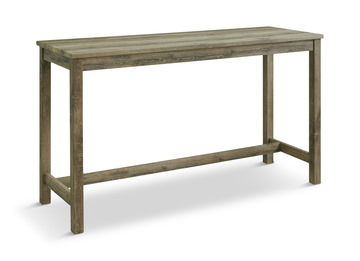 Rodman Sofa Bar Table With 3 Stools - Light Grey