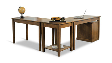 Lexington 60″ Desk With Corner And 48″ Desk Return