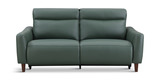 Bayfield Leather Power Sofa - Green thumbnail 1