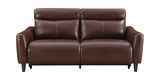 Bayfield Leather Power Sofa - Chocolate thumbnail 1