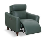 Bayfield Leather Power Recliner - Green thumbnail 3