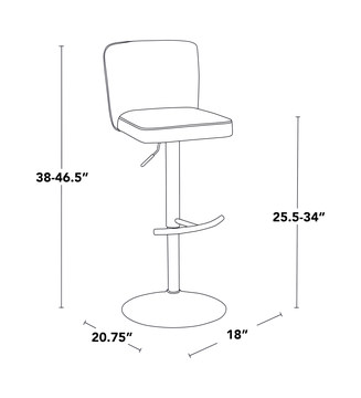 Henry Gas Lift Stool