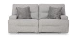 Phelps 2 Piece Power Reclining Sofa - Pewter thumbnail 1
